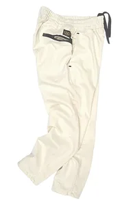 CALÇA SARJA OFF WHITE BRONX