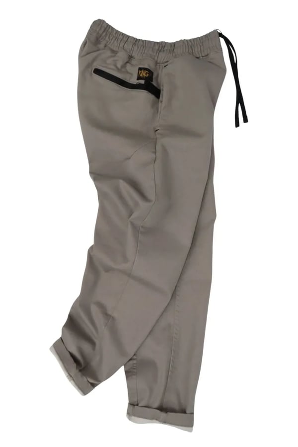 CALÇA SARJA CINZA BRONX