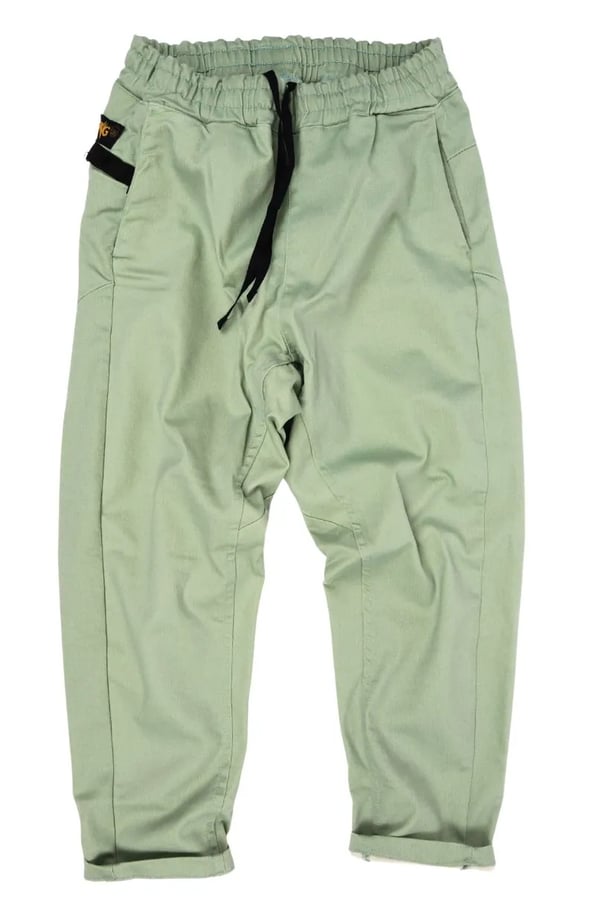CALÇA SARJA VERDE BRONX