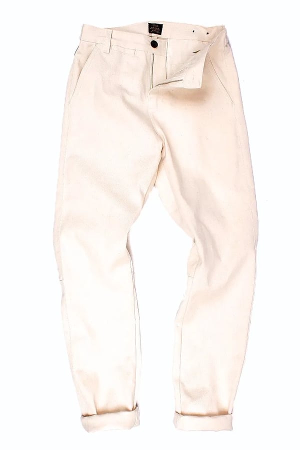 CALÇA WHITE DENIM CICLISTA