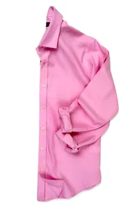 CAMISA SOCIAL SLIM FIT ROSA BEBE ALBERT