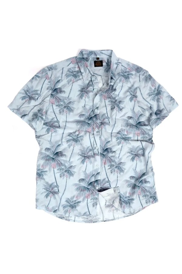 CAMISA AZUL BEBÊ DE VISCOSE ICARAÍ