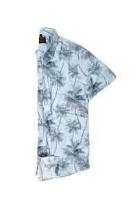CAMISA AZUL BEBÊ DE VISCOSE ICARAÍ