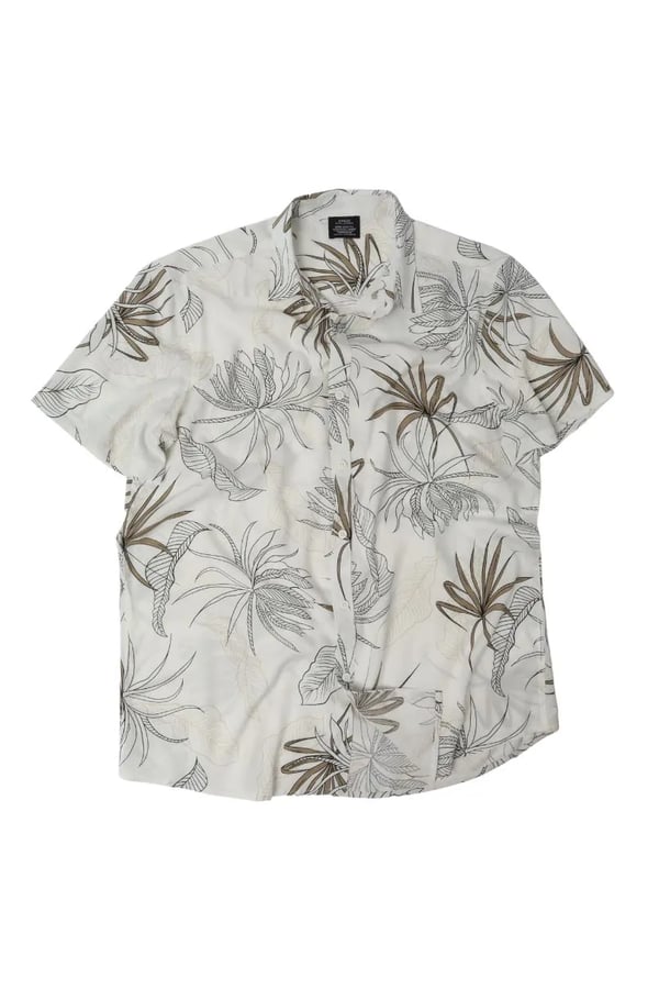 CAMISA BRANCA DE VISCOSE MOOREA