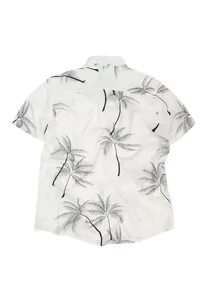 CAMISA BRANCA DE VISCOSE TIOMAN