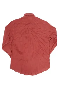 CAMISA EM LINHO MANGA LONGA MAGENTA ONE POCKET