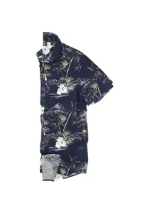 CAMISA MARINHO DE VISCOSE FIJI