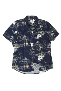 CAMISA MARINHO DE VISCOSE FIJI