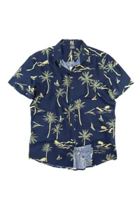 CAMISA MARINHO DE VISCOSE SUMATRA