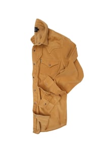 CAMISA MOSTARDA DE VELUDO WEST