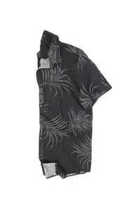 CAMISA PRETA DE VISCOSE JAVA