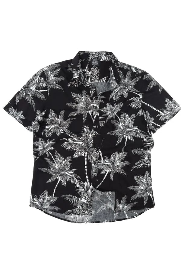CAMISA PRETA DE VISCOSE PHUKET