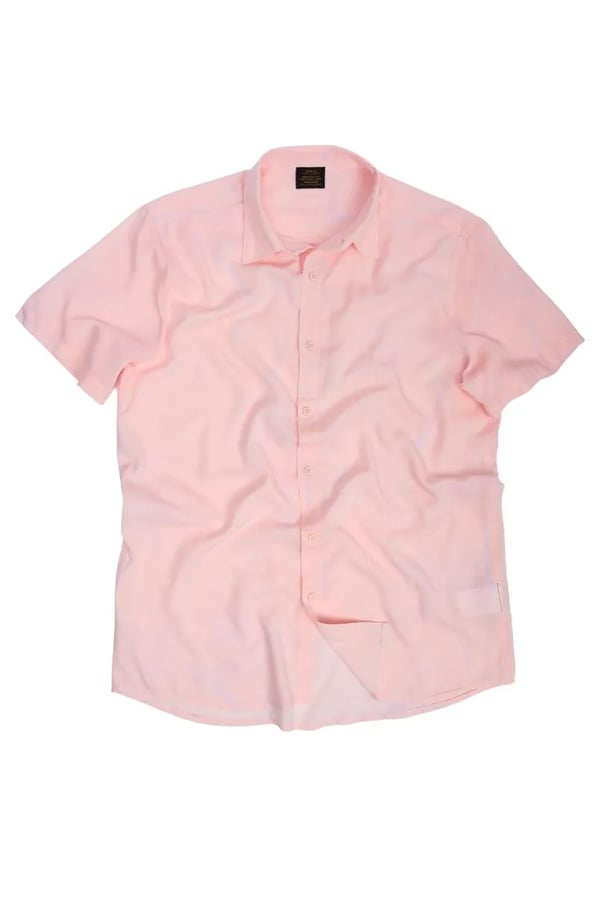 CAMISA ROSA DE VISCOSE TIOMAN