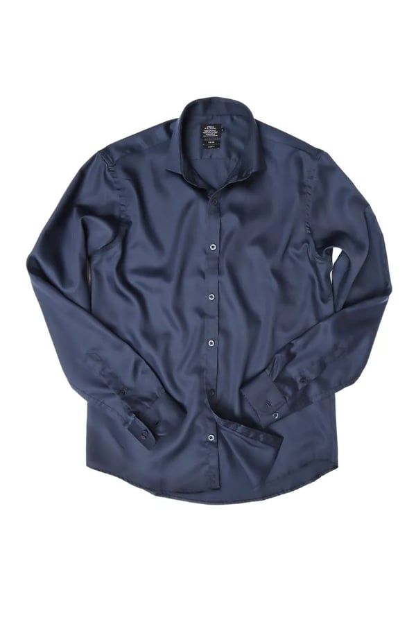CAMISA SOCIAL AZUL MARINHO NEW TOMMY