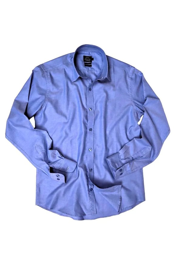 CAMISA SOCIAL AZUL NICK