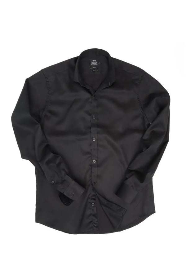 CAMISA SOCIAL PRETA NEW TOMMY