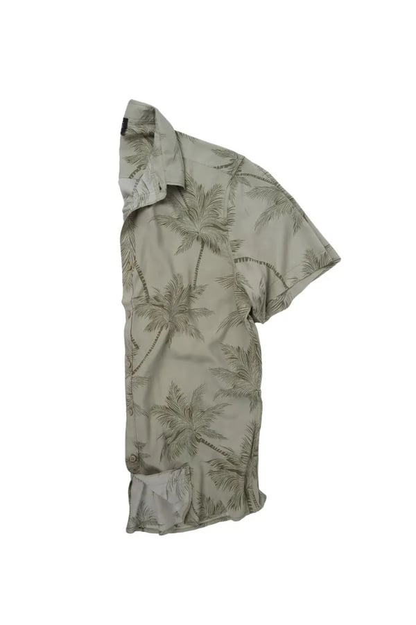 CAMISA VERDE DE VISCOSE PHUKET