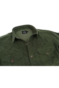 CAMISA VERDE ESCURO DE VELUDO WEST