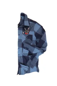 CAMISA XADREZ FLANELA AZUL