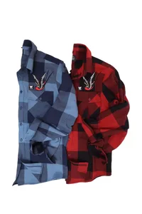 CAMISA XADREZ FLANELA VERMELHA