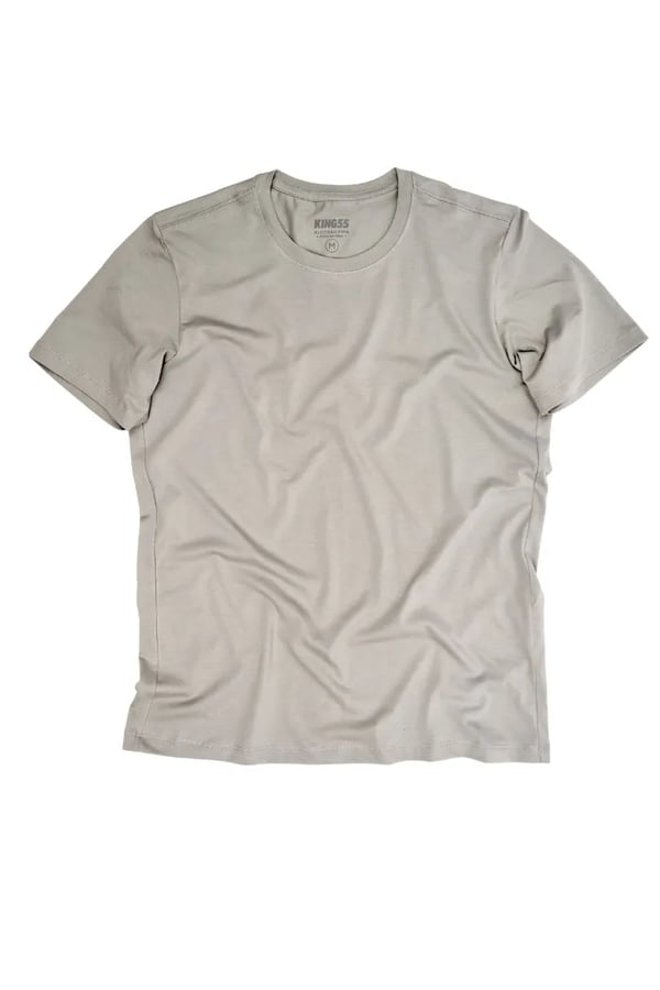 CAMISETA CINZA LISA PIMA PLAN