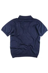 CAMISETA POLO TRICOT MARINHO