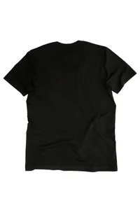 CAMISETA PRETA LISA GOLA V PIMA PLAN