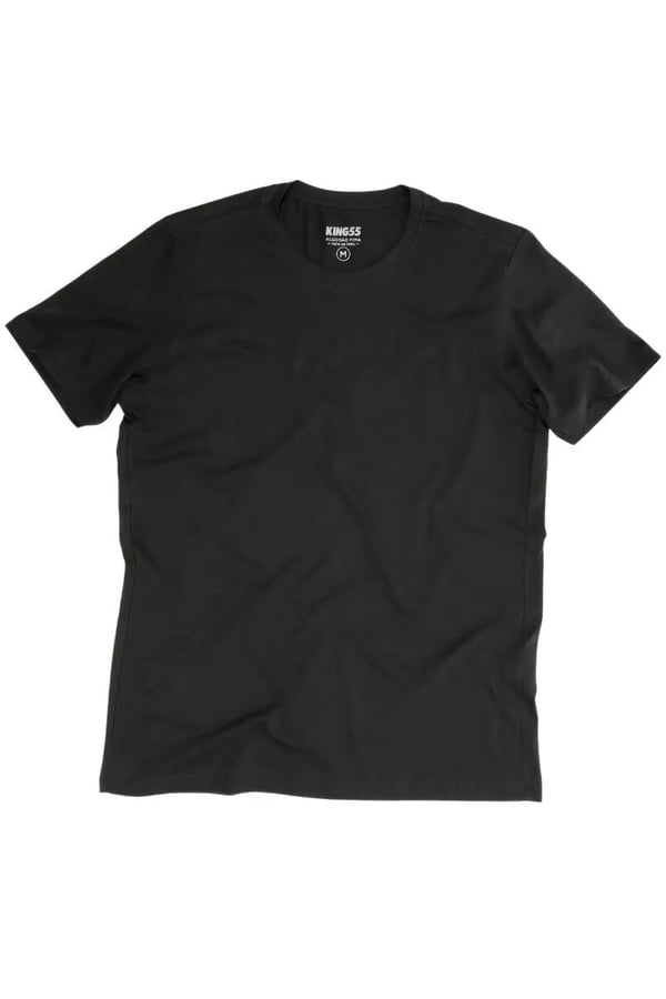 CAMISETA PRETA LISA PIMA PLAN