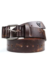 CINTO MARROM CASCA BLACK SKULL