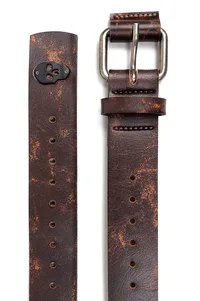 CINTO MARROM CASCA BLACK SKULL