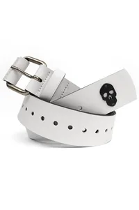 CINTO BLACK SKULL BRANCO