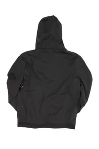JAQUETA NYLON CAPUZ GARÇA PRETA