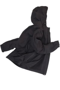 JAQUETA NYLON CAPUZ SPACE PRETA