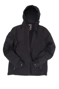 JAQUETA NYLON CAPUZ SPACE PRETA