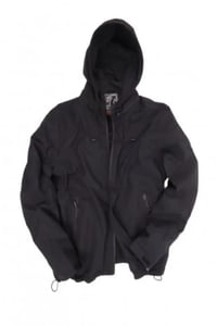 JAQUETA NYLON CAPUZ URBAN PRETA