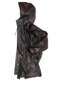 JAQUETA OVERCOAT MUSK PRETA