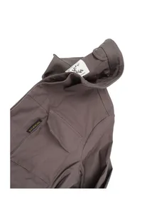 JAQUETA OVERSHIRT DE SARJA GRAFITE
