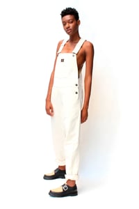 JARDINEIRA BRANCA WHITE DENIM