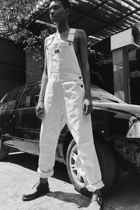 JARDINEIRA BRANCA WHITE DENIM