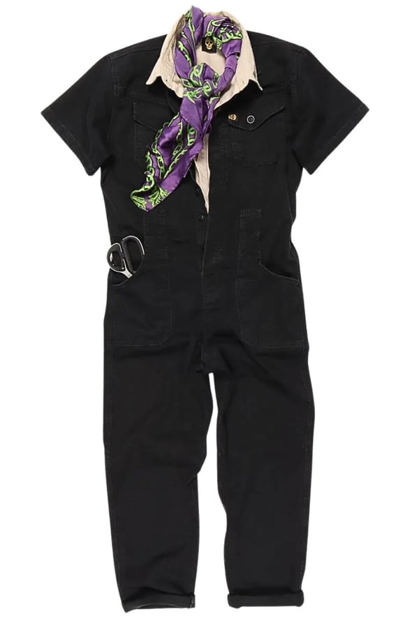 MACACÃO PRETO DENIM COLOR