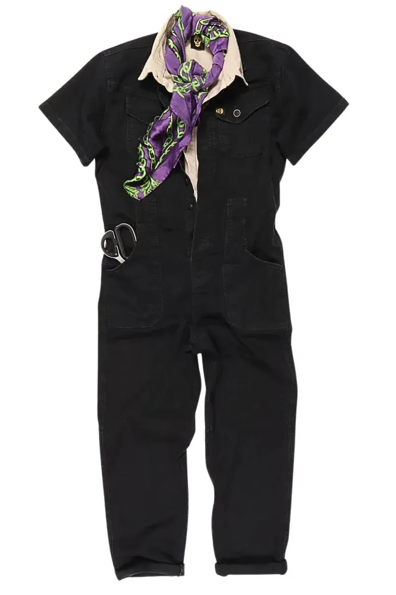 MACACÃO PRETO DENIM COLOR