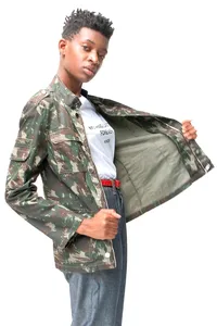 OVERCOAT CAMUFLADO MILITAR DUSTER
