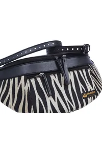 POCHETE VEGANA ANIMAL PRINT EM LONA
