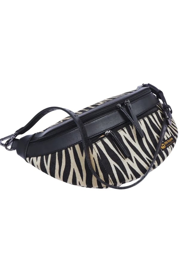POCHETE VEGANA ANIMAL PRINT EM LONA