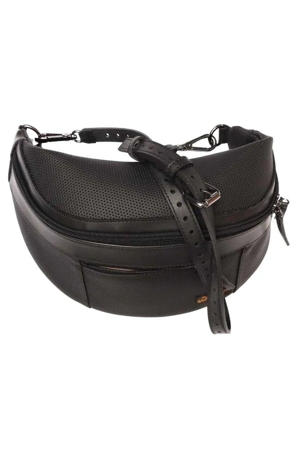 POCHETE VEGANA PRETO FAKE LEATHER