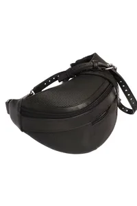 POCHETE VEGANA PRETO FAKE LEATHER