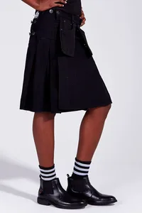 SAIA PRETA KILT COLOUR BLACK