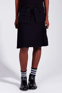 SAIA PRETA KILT COLOUR BLACK