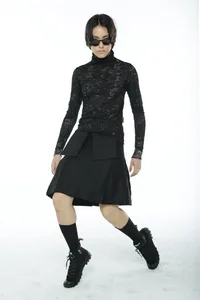 SAIA PRETA KILT COLOUR BLACK