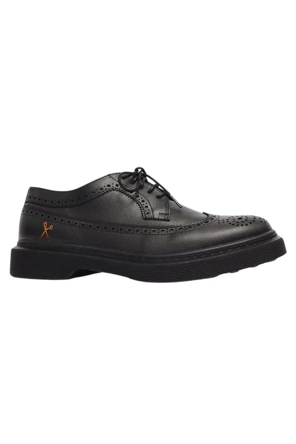 SAPATO BROGUE PRETO ROCKABILLY